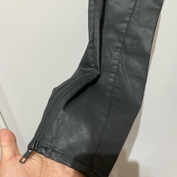 NWOT Madewell Faux Leather Jeans - Picture 4 of 5